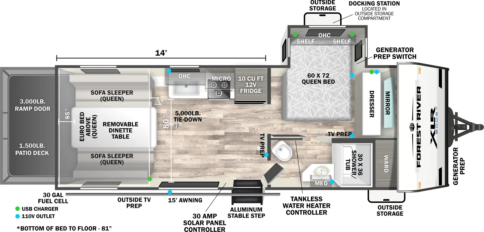 Xlr Boost 2114BX - DSO Floorplan